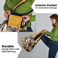 Aloha Gold Tribal Honu Tattoo Grocery Bag