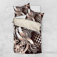 Aloha Mocha Mousse Tribal Honu Tattoo Bedding Set