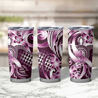 Aloha Pink Tribal Honu Tattoo Tumbler Cup