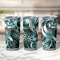 Aloha Turquoise Tribal Honu Tattoo Tumbler Cup