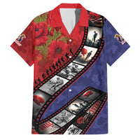 Personalised ANZAC Spirit 1915-2026 Filmstrip Tribute Family Matching Off The Shoulder Long Sleeve Dress and Hawaiian Shirt Lest We Forget 25 April