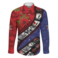 Personalised ANZAC Spirit 1915-2026 Filmstrip Tribute Family Matching Off Shoulder Maxi Dress and Hawaiian Shirt Lest We Forget 25 April
