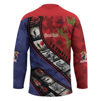 Personalised ANZAC Spirit 1915-2026 Filmstrip Tribute Hockey Jersey Lest We Forget 25 April