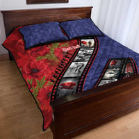 Personalised ANZAC Spirit 1915-2026 Filmstrip Tribute Quilt Bed Set Lest We Forget 25 April