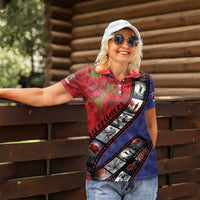 Personalised ANZAC Spirit 1915-2026 Filmstrip Tribute Women Polo Shirt Lest We Forget 25 April