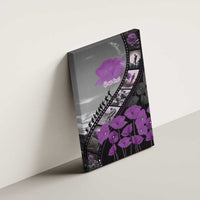 Personalised Remembering ANZAC Lest We Forget Canvas Wall Art Vintage Film Frame Memorial Purple Poppy