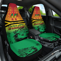 Hapi 44th Indipendens Dei Vanuatu Car Seat Cover Yumi 1980 with Vanuatuan Beach Landscape