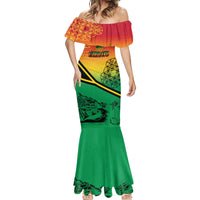 Hapi 44th Indipendens Dei Vanuatu Mermaid Dress Yumi 1980 with Vanuatuan Beach Landscape LT9 - Polynesian Pride