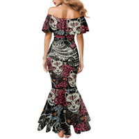 Personalized Japanese Kitsune Mask Mermaid Dress With Polynesian Arty Style LT9 - Polynesian Pride