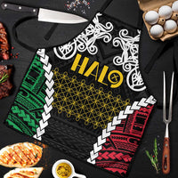 Halo Vanuatu Pride Apron Vanuatuan Sand Drawing Pattern - Polynesian Pride