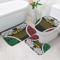 Halo Vanuatu Pride Bathroom Set Vanuatuan Sand Drawing Pattern - Polynesian Pride