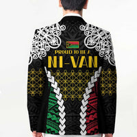 Halo Vanuatu Pride Blazer Vanuatuan Sand Drawing Pattern - Polynesian Pride