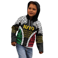 Halo Vanuatu Pride Kid Hoodie Vanuatuan Sand Drawing Pattern LT9 - Polynesian Pride