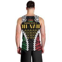 Halo Vanuatu Pride Men Tank Top Vanuatuan Sand Drawing Pattern