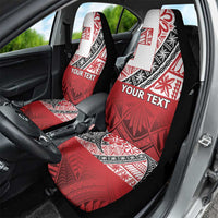 Malo e lelei Tonga Car Seat Cover Ngatu Tokelau Feletoa Fata Traditional Polynesian Pattern