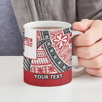 Malo e lelei Tonga Ceramic Mug Ngatu Tokelau Feletoa Fata Traditional Polynesian Pattern LT9 - Polynesian Pride