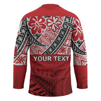 Malo e lelei Tonga Hockey Jersey Ngatu Tokelau Feletoa Fata Traditional Polynesian Pattern LT9 - Polynesian Pride