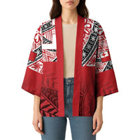 Malo e lelei Tonga Kimono Ngatu Tokelau Feletoa Fata Traditional Polynesian Pattern - Polynesian Pride
