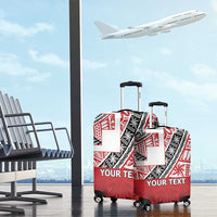 Malo e lelei Tonga Luggage Cover Ngatu Tokelau Feletoa Fata Traditional Polynesian Pattern