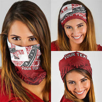 Malo e lelei Tonga Neck Gaiter Ngatu Tokelau Feletoa Fata Traditional Polynesian Pattern - Polynesian Pride