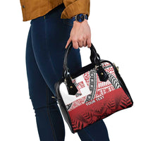 Malo e lelei Tonga Shoulder Handbag Ngatu Tokelau Feletoa Fata Traditional Polynesian Pattern