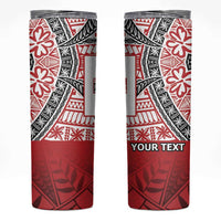Malo e lelei Tonga Skinny Tumbler Ngatu Tokelau Feletoa Fata Traditional Polynesian Pattern