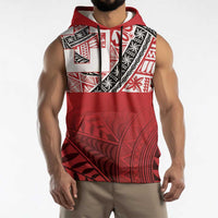 Malo e lelei Tonga Sleeveless Hoodie Ngatu Tokelau Feletoa Fata Traditional Polynesian Pattern - Polynesian Pride