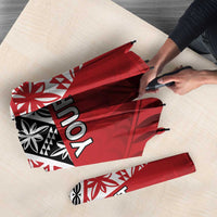 Malo e lelei Tonga Umbrella Ngatu Tokelau Feletoa Fata Traditional Polynesian Pattern - Polynesian Pride