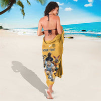 Custom Rugby Southern Hemisphere Sarong Argentina AUNZ South Africa Mascot Gold - Polynesian Pride