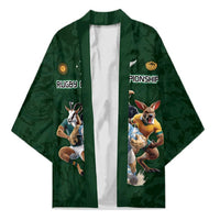 Custom Rugby Southern Hemisphere Kimono Argentina AUNZ South Africa Mascot Green - Polynesian Pride