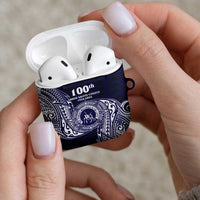 Tonga Queen Salote College 100th Years AirPods Case Est 1926 Tongan Ngatu Tapa LT9 - Polynesian Pride