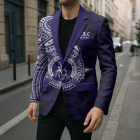 Tonga Queen Salote College 100th Years Blazer Est 1926 Tongan Ngatu Tapa - Polynesian Pride