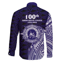 Tonga Queen Salote College 100th Years Family Matching Puletasi and Hawaiian Shirt Est 1926 Tongan Ngatu Tapa - Polynesian Pride
