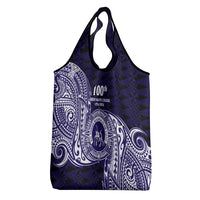 Tonga Queen Salote College 100th Years Grocery Bag Est 1926 Tongan Ngatu Tapa LT9 - Polynesian Pride