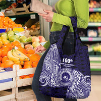 Tonga Queen Salote College 100th Years Grocery Bag Est 1926 Tongan Ngatu Tapa LT9 - Polynesian Pride
