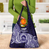 Tonga Queen Salote College 100th Years Grocery Bag Est 1926 Tongan Ngatu Tapa LT9 - Polynesian Pride