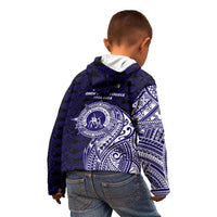Tonga Queen Salote College 100th Years Kid Hoodie Est 1926 Tongan Ngatu Tapa - Polynesian Pride