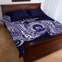 Tonga Queen Salote College 100th Years Quilt Bed Set Est 1926 Tongan Ngatu Tapa - Polynesian Pride