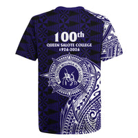 Tonga Queen Salote College 100th Years Rugby Jersey Est 1926 Tongan Ngatu Tapa LT9 - Polynesian Pride