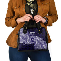 Tonga Queen Salote College 100th Years Shoulder Handbag Est 1926 Tongan Ngatu Tapa - Polynesian Pride
