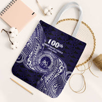 Tonga Queen Salote College 100th Years Tote Bag Est 1926 Tongan Ngatu Tapa - Polynesian Pride