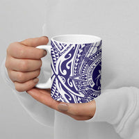 Tonga Queen Salote College 100th Years Ceramic Mug White Tonga Kupesi Uniquely Pacific Art - Polynesian Pride