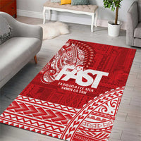 Samoa FAST Area Rug Samoan Motif Patterns - Polynesian Pride