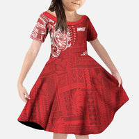 Samoa FAST Family Matching Puletasi and Hawaiian Shirt Samoan Motif Patterns - Polynesian Pride