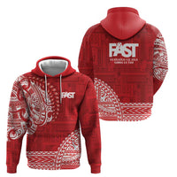 Samoa FAST Zip Hoodie Samoan Motif Patterns - Polynesian Pride