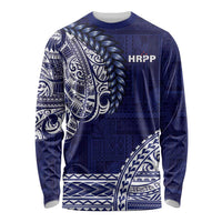Samoa HRPP Long Sleeve Shirt Samoan Motif Patterns - Polynesian Pride