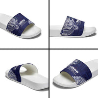 Samoa HRPP Slide Sandals Samoan Motif Patterns - Polynesian Pride