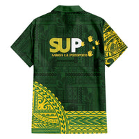 Samoa SUP Family Matching Tank Maxi Dress and Hawaiian Shirt Samoan Motif Patterns - Polynesian Pride