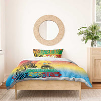 Personalised Torba PNG Day Bedding Set Oro Tapa Pattern - Polynesian Pride