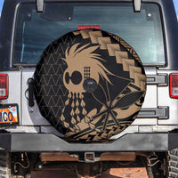 Ikaika Hawaiian Mythic Koa Tribal Warrior Spare Tire Cover LT9 Gold - Polynesian Pride